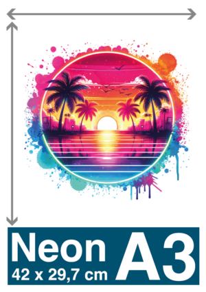 Neon DTF Transfers DIN A3